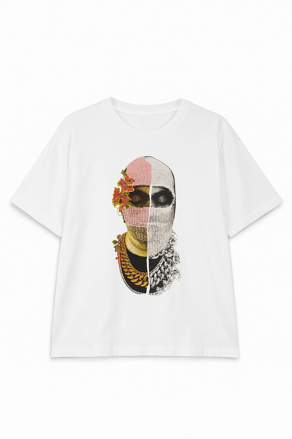 NIT T SHIRT IN WHITE