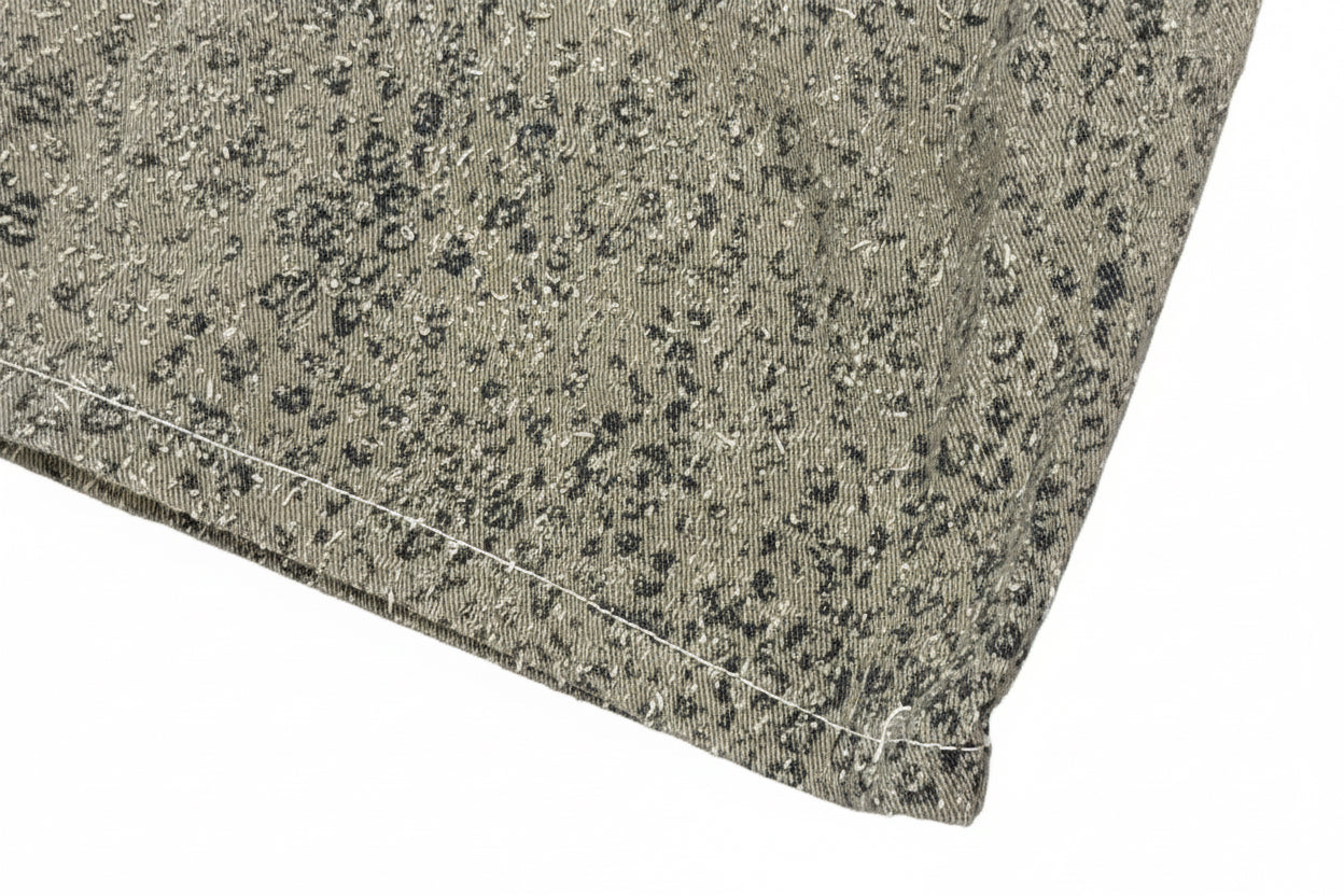 LEOPARD JEANS SHORT 01