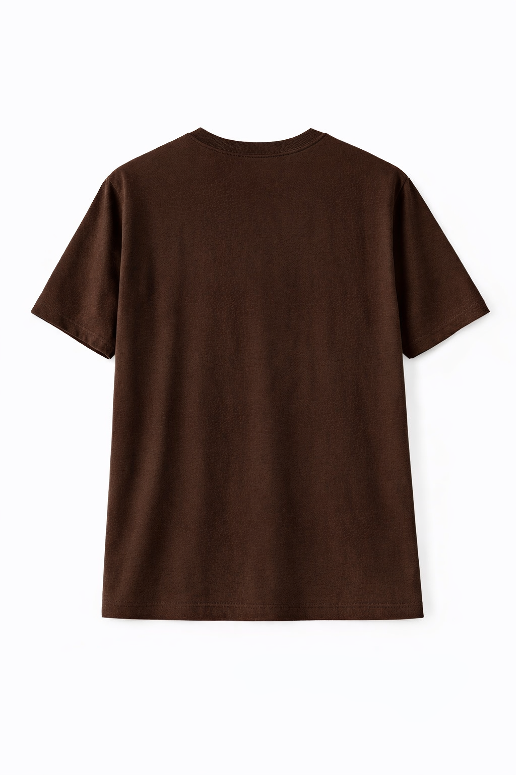 BASIC T SHIRT IN BROWN
