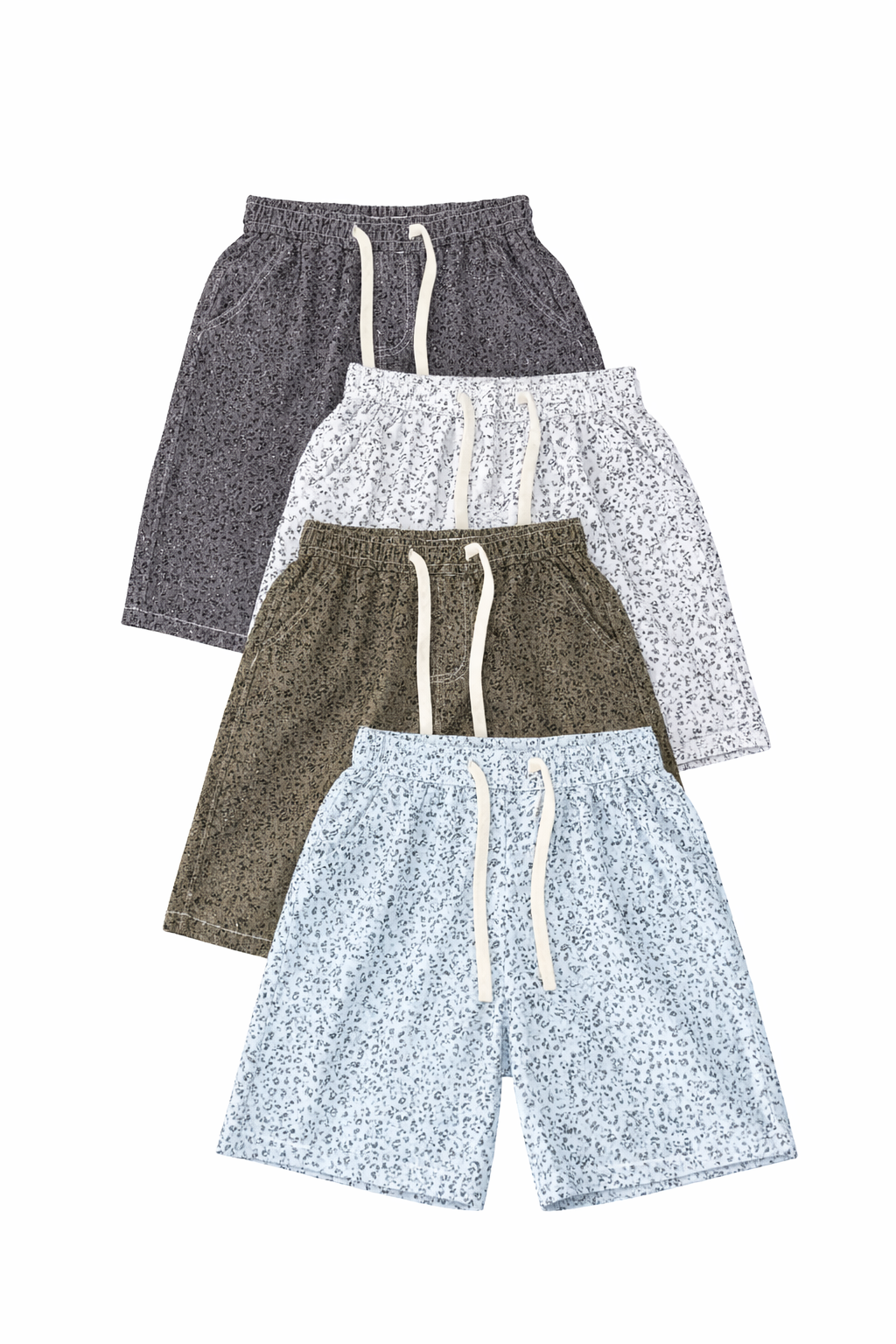 LEOPARD JEANS SHORT 02