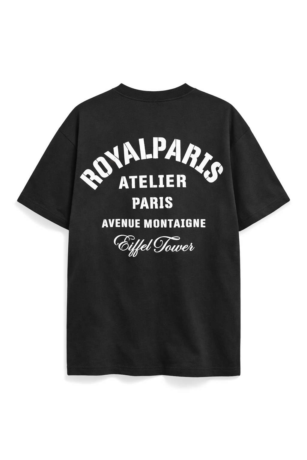 PARIS ATELIER T SHIRT IN BLACK
