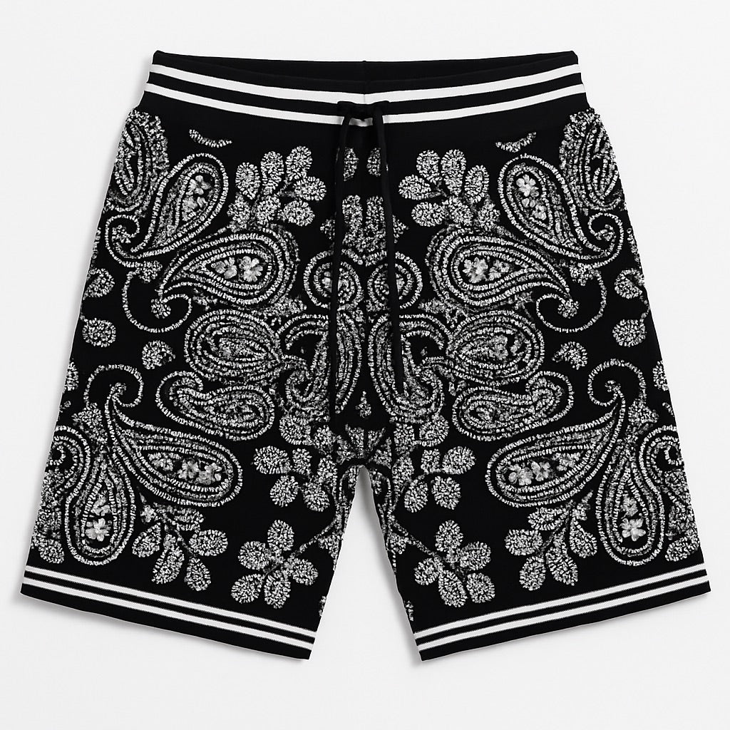 BANDANA KNITTED SHORTS