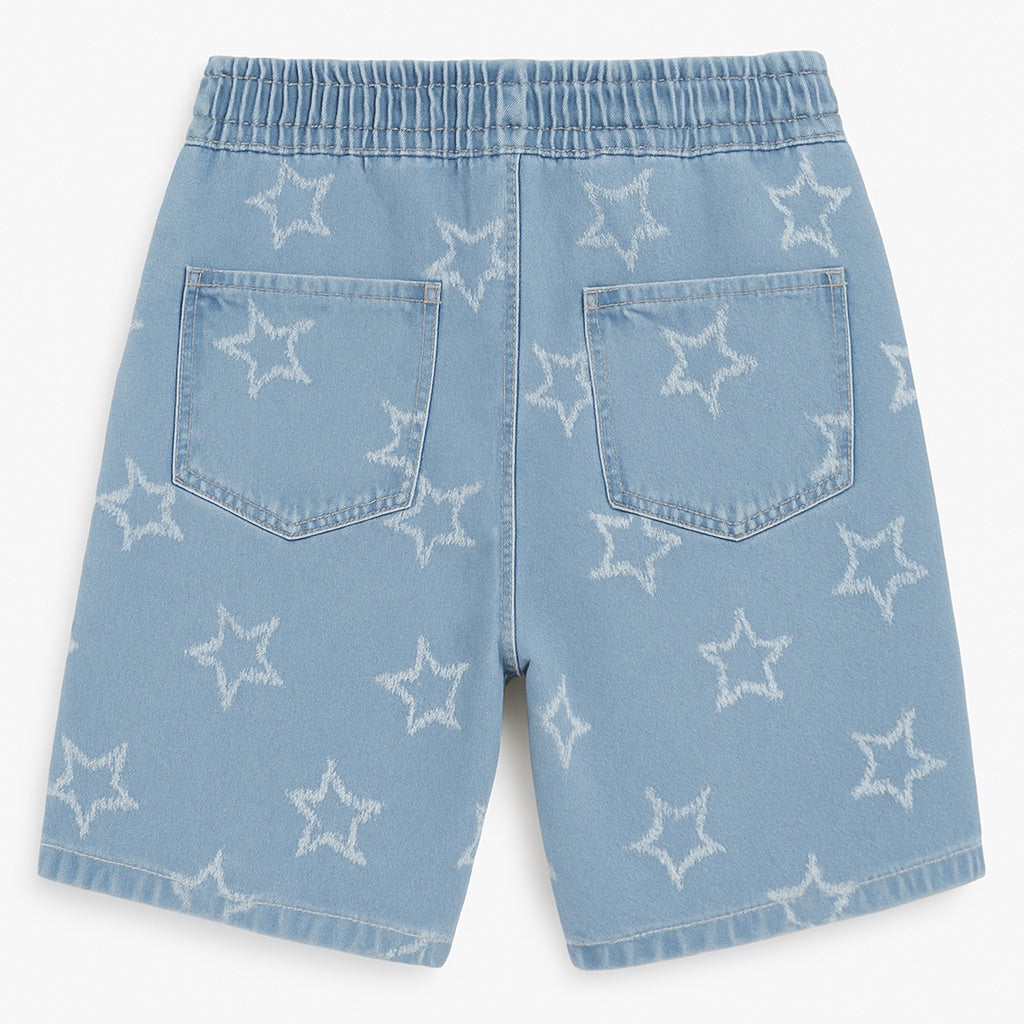 STAR JORTS IN BLUE