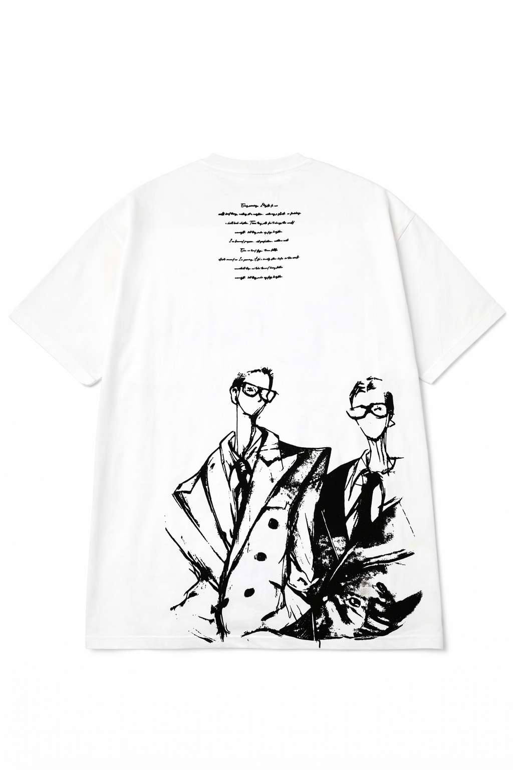 LETTERS T SHIRT IN WHITE