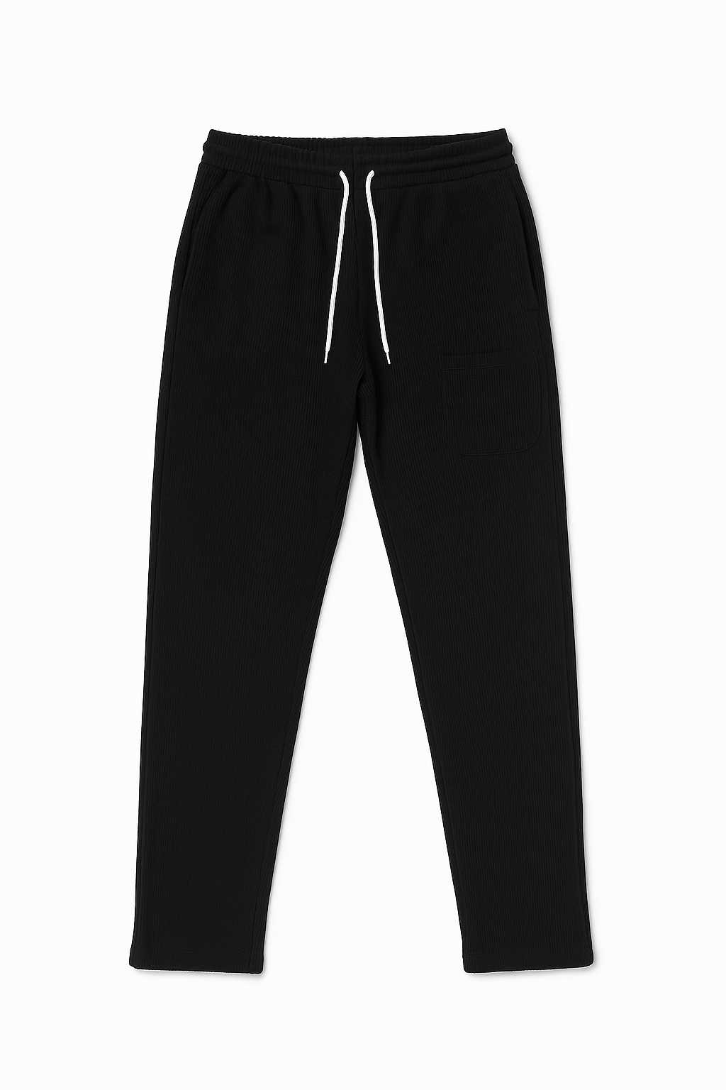CORDROY PANTS IN BLACK