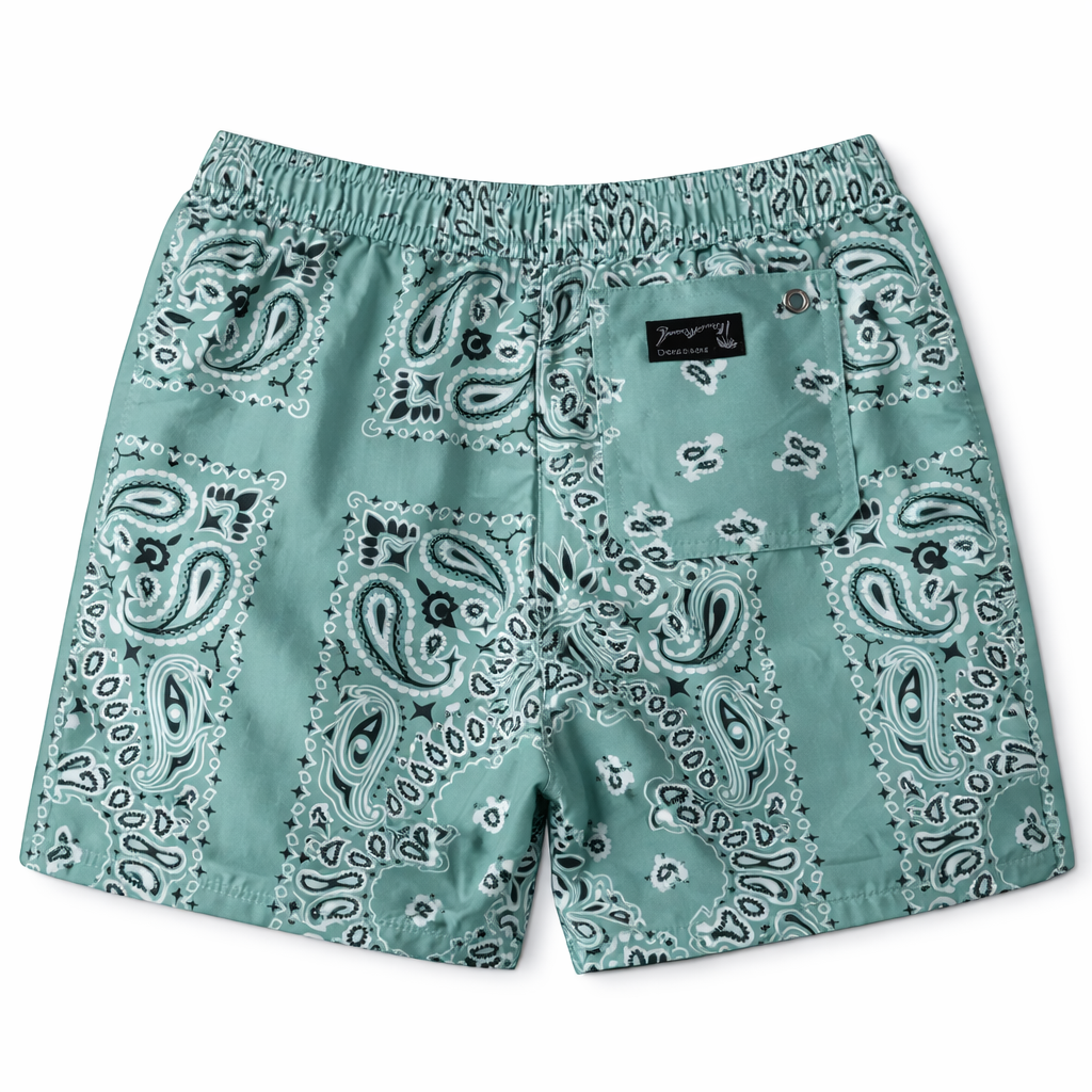 N1 BANDANA SWIMWEAR IN TURQUOISE