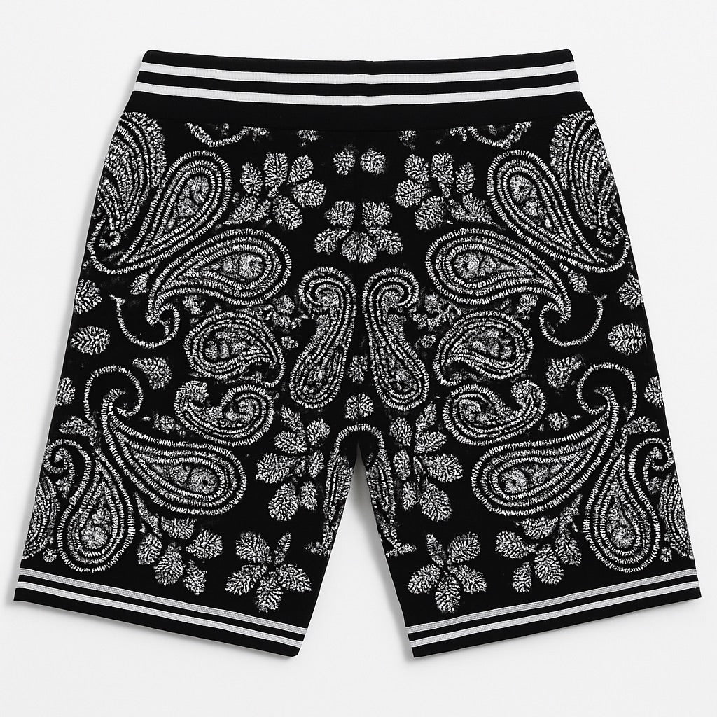 BANDANA KNITTED SHORTS