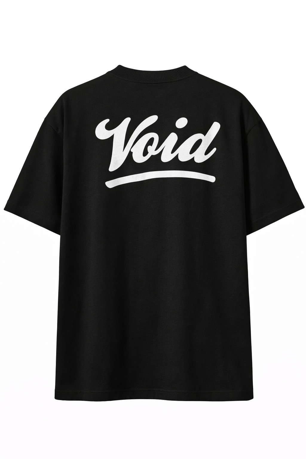 VOID T SHIRT IN BLACK