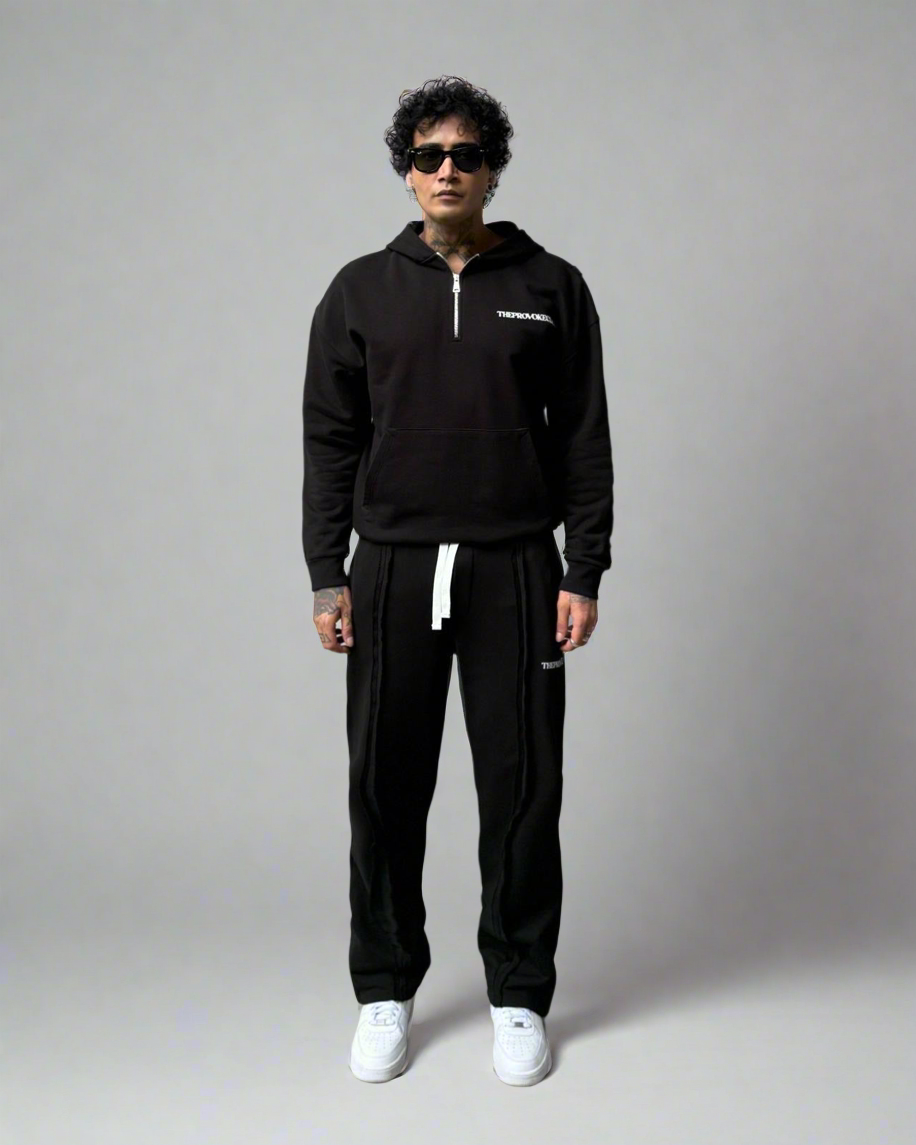 TRACK PANTS - BLACK