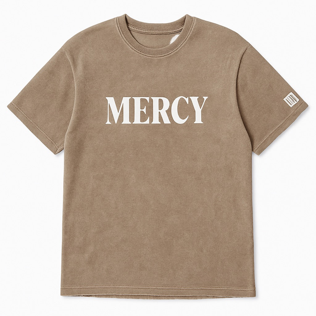 T SHIRT - MERCY CREAM