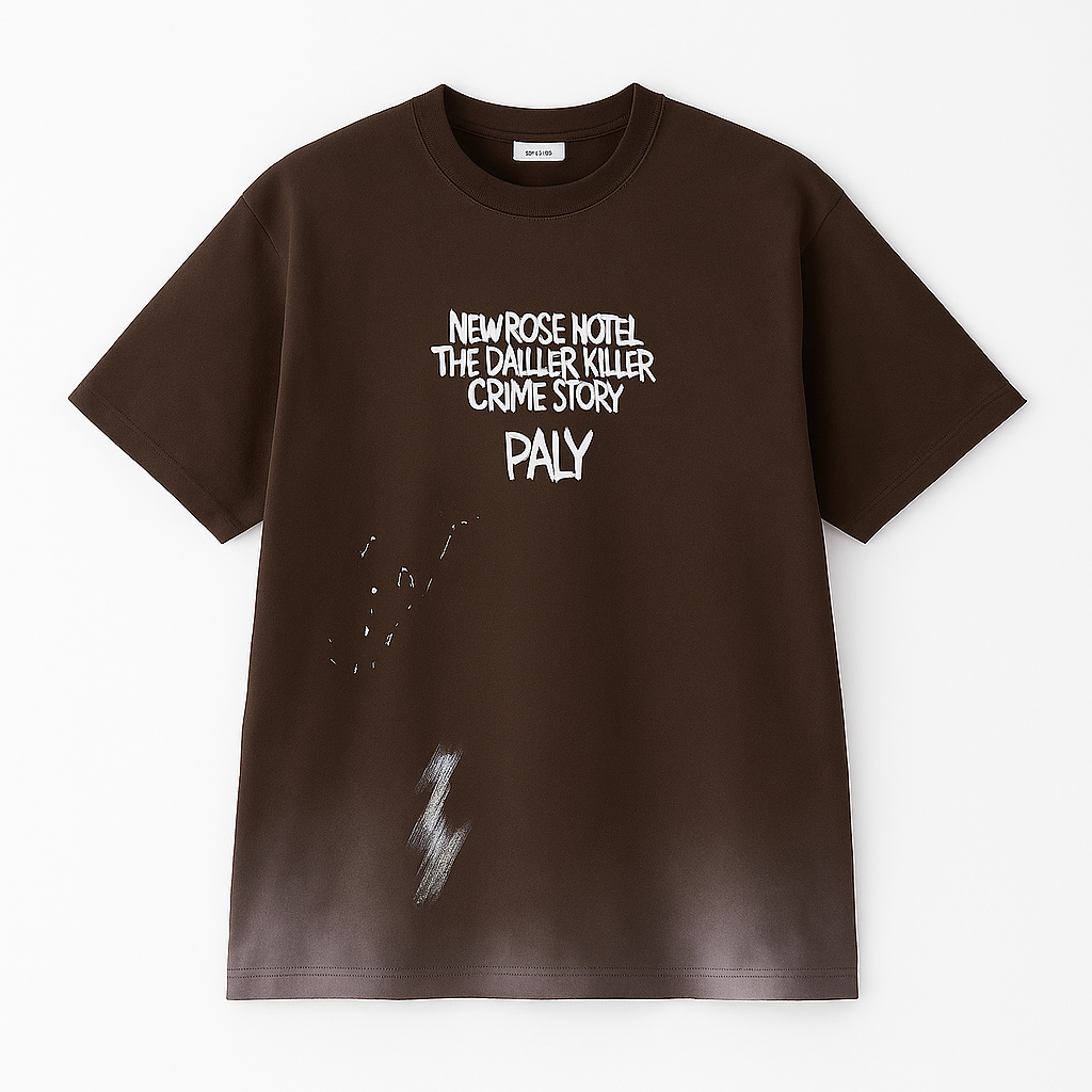 PLAY CRIME STORY T SHIRT